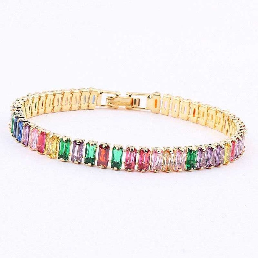 Bracelets Salty | Diamond Jazzy Tennis Bracelet