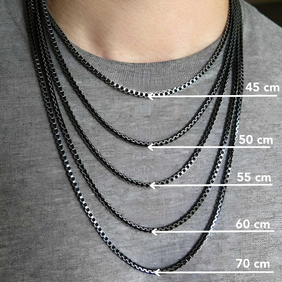 Mens Chains Salty | Silver Titan Chain