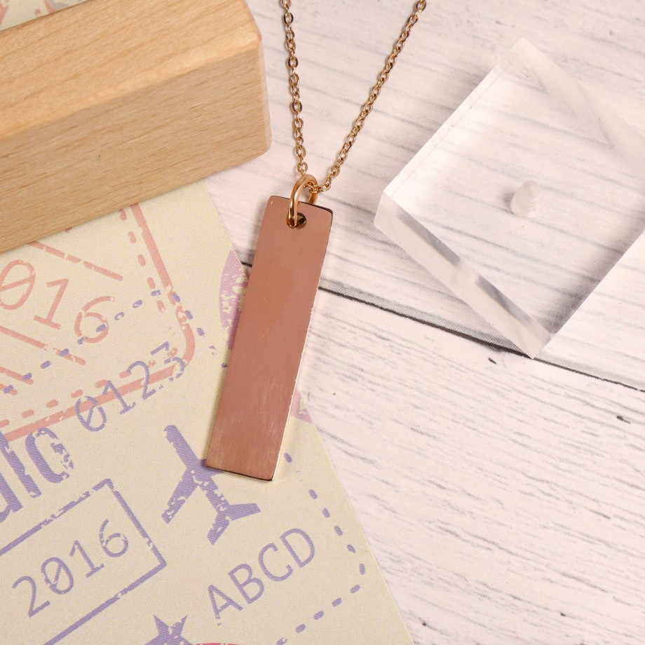 Necklaces Salty | Rose Gold Elegance Necklace