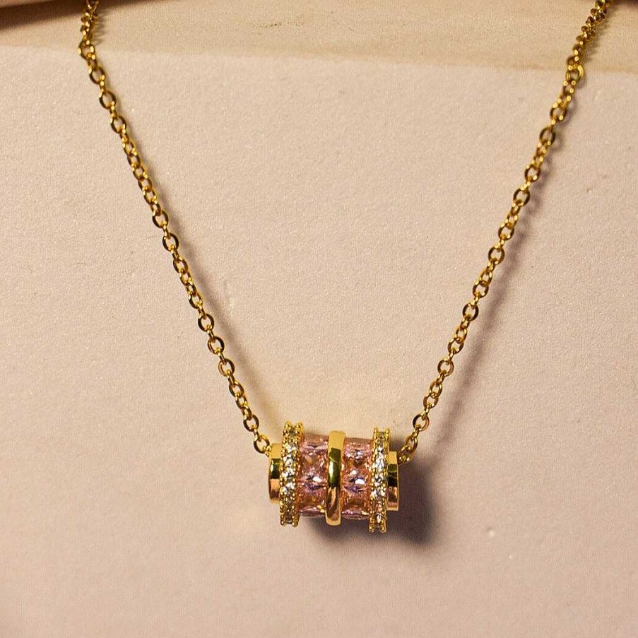 Necklaces Salty | Zircon Galaxy Cubix Necklace