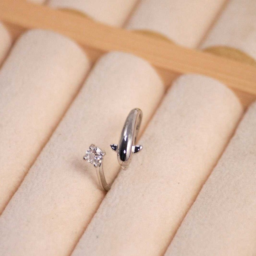 Rings Salty | Cute Dolphine Silver Band