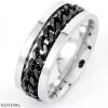 Mens Rings Salty | Jared Black Chain Ring