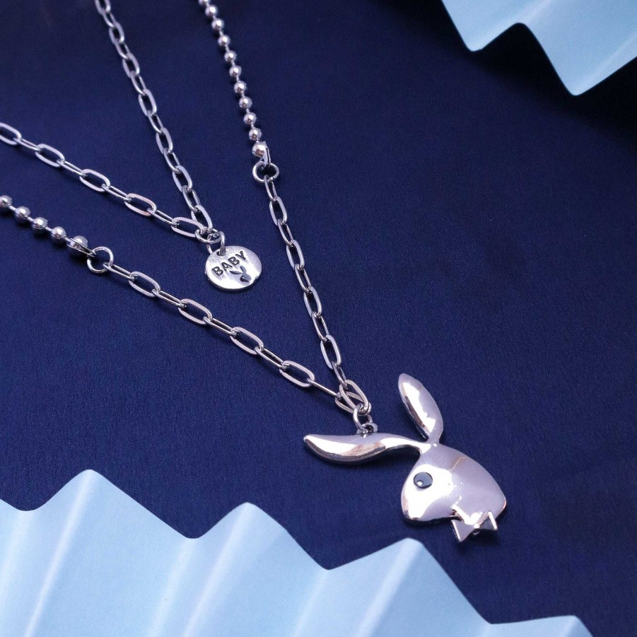 Necklaces Salty | Rabbit Double Layer Necklace