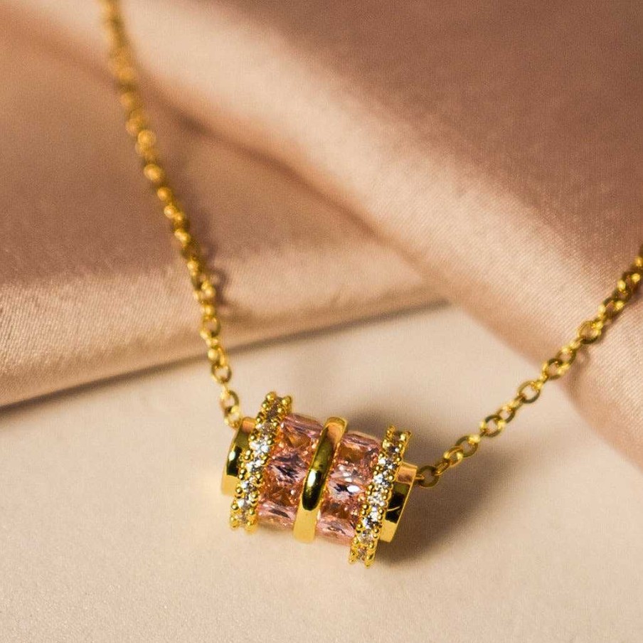 Necklaces Salty | Zircon Galaxy Cubix Necklace