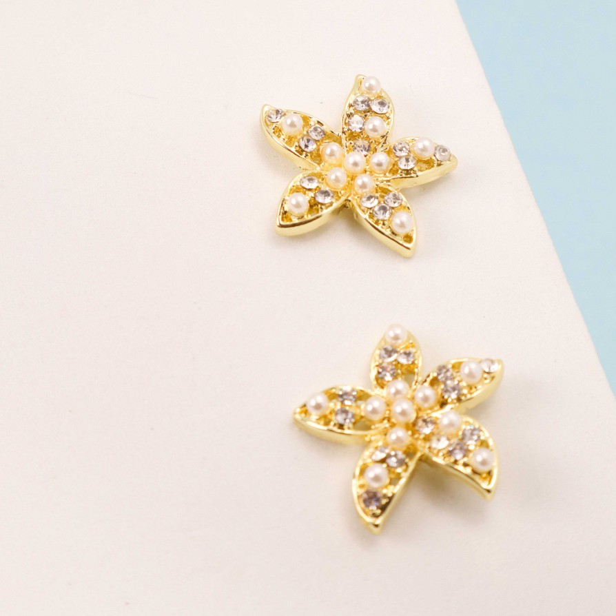 Earrings Salty | Sea Star Pearl Earrings