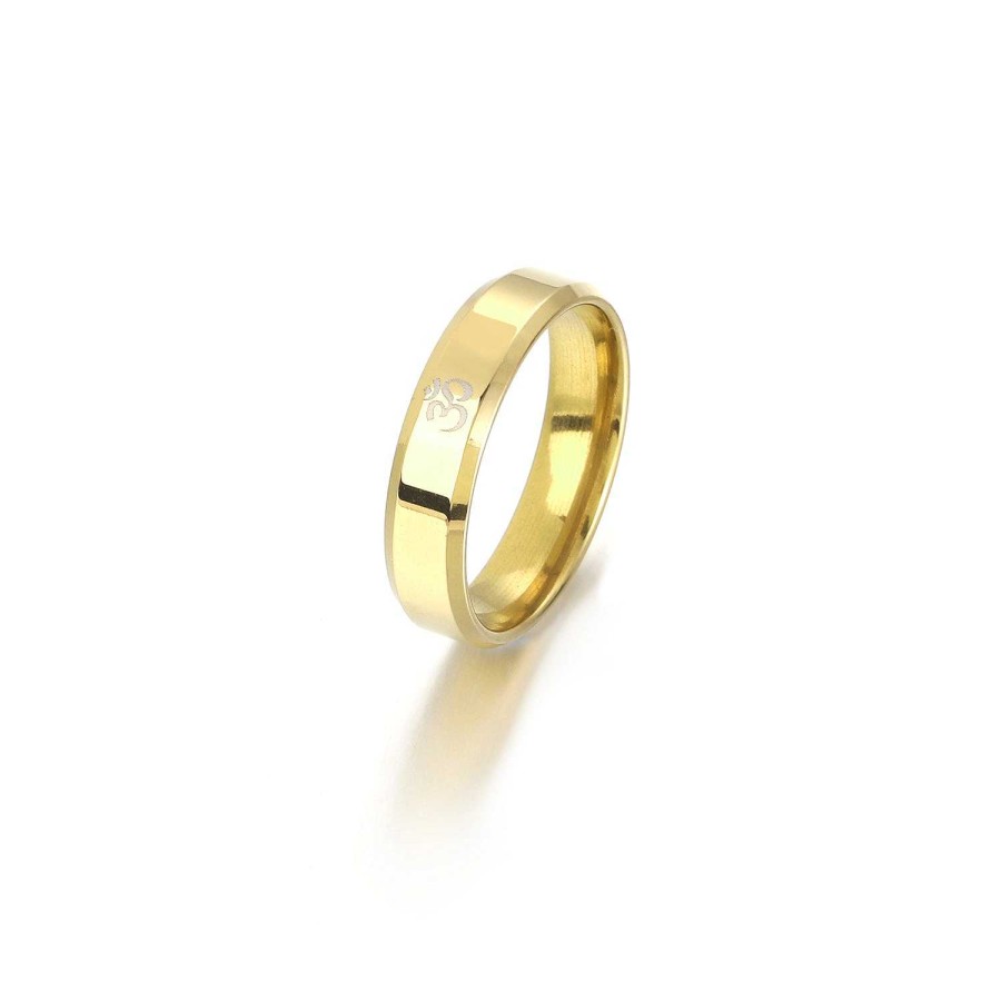 Mens Rings Salty | Om Essence Gold Ring