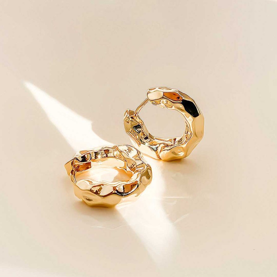 Earrings Salty | Luxurious Gold Earrings