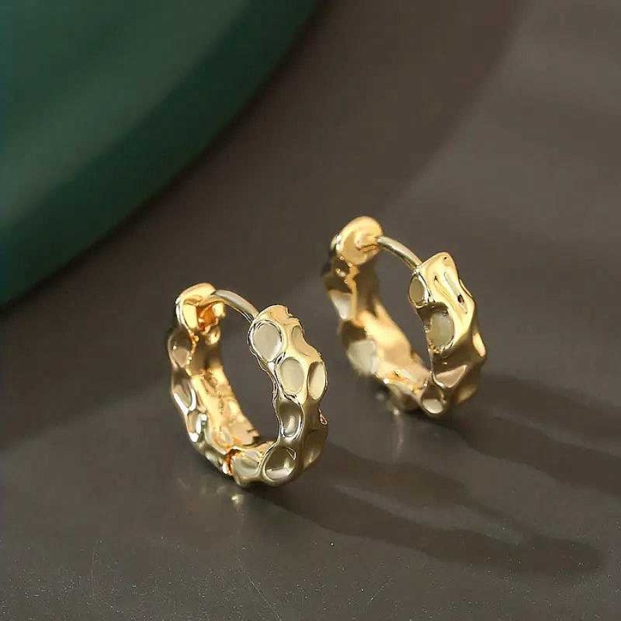 Earrings Salty | Luxurious Gold Earrings