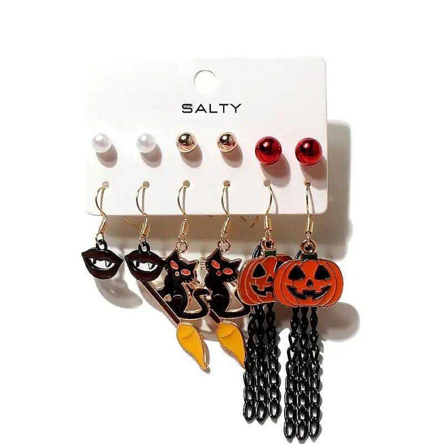 Earrings Salty | Set Of 6 Eerie Earring Combo