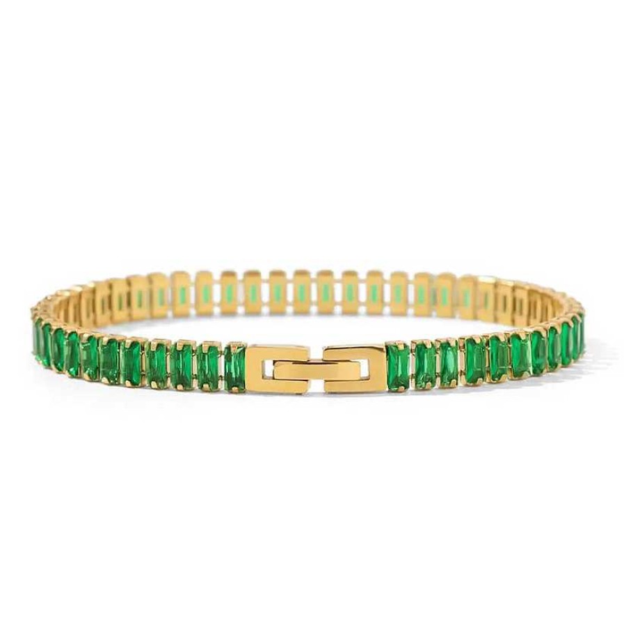 Bracelets Salty | Emerald Dream Tennis Bracelet