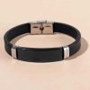 Mens Bracelets Salty | Obsidian Silver Bracelet