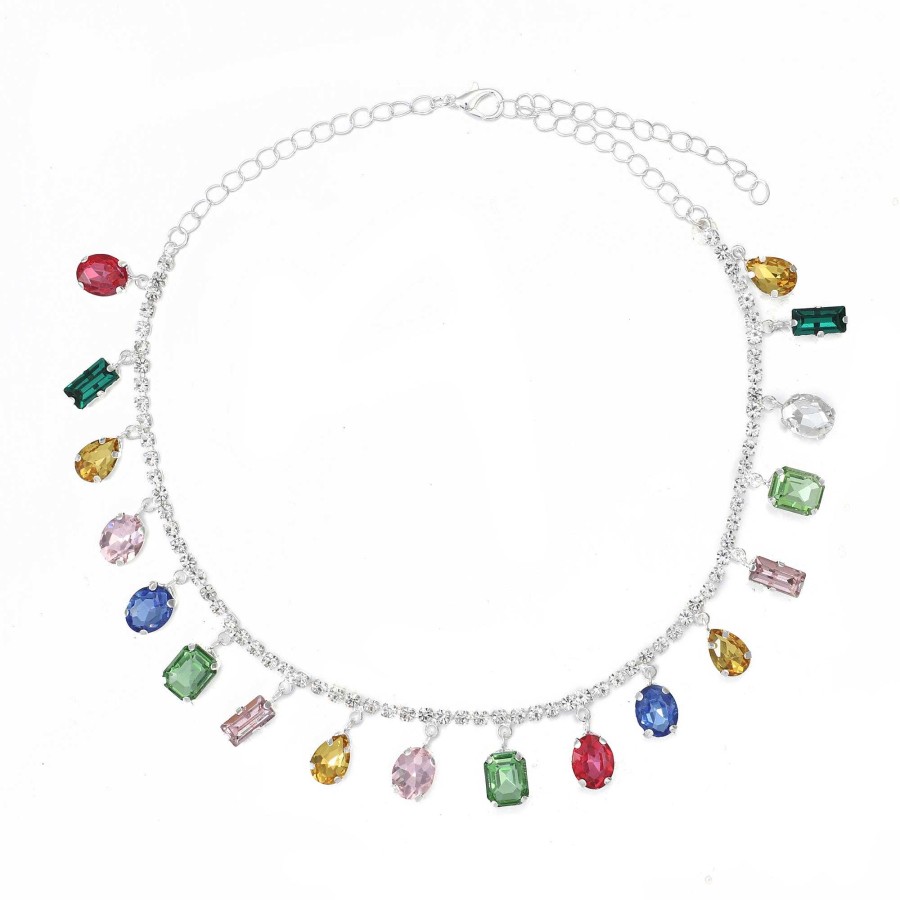 Necklaces Salty | Sundara Multi Stone Necklace