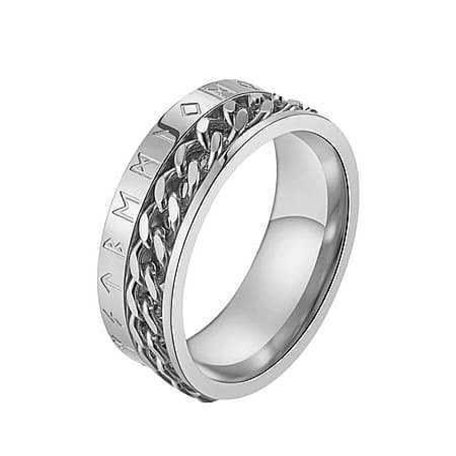 Mens Rings Salty | Arne Link-Chain Ring