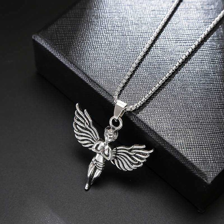 Mens Chains Salty | Greek Angel Silver Chain