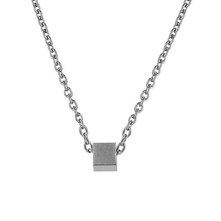 Mens Chains Salty | Demeter Cubic Silver Metal Chain