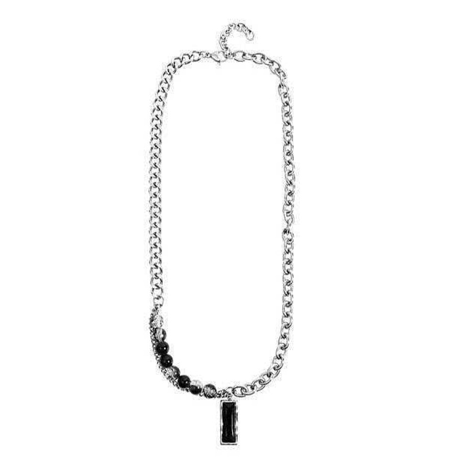 Mens Chains Salty | Obsidian Nightscape Chain