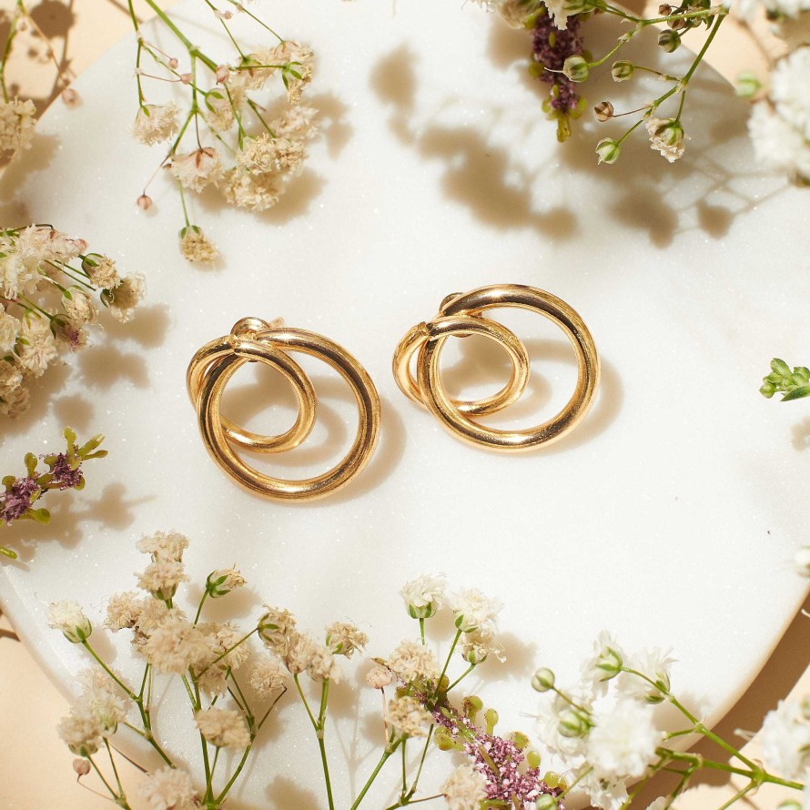 Earrings Salty | Pixie Golden Hoops