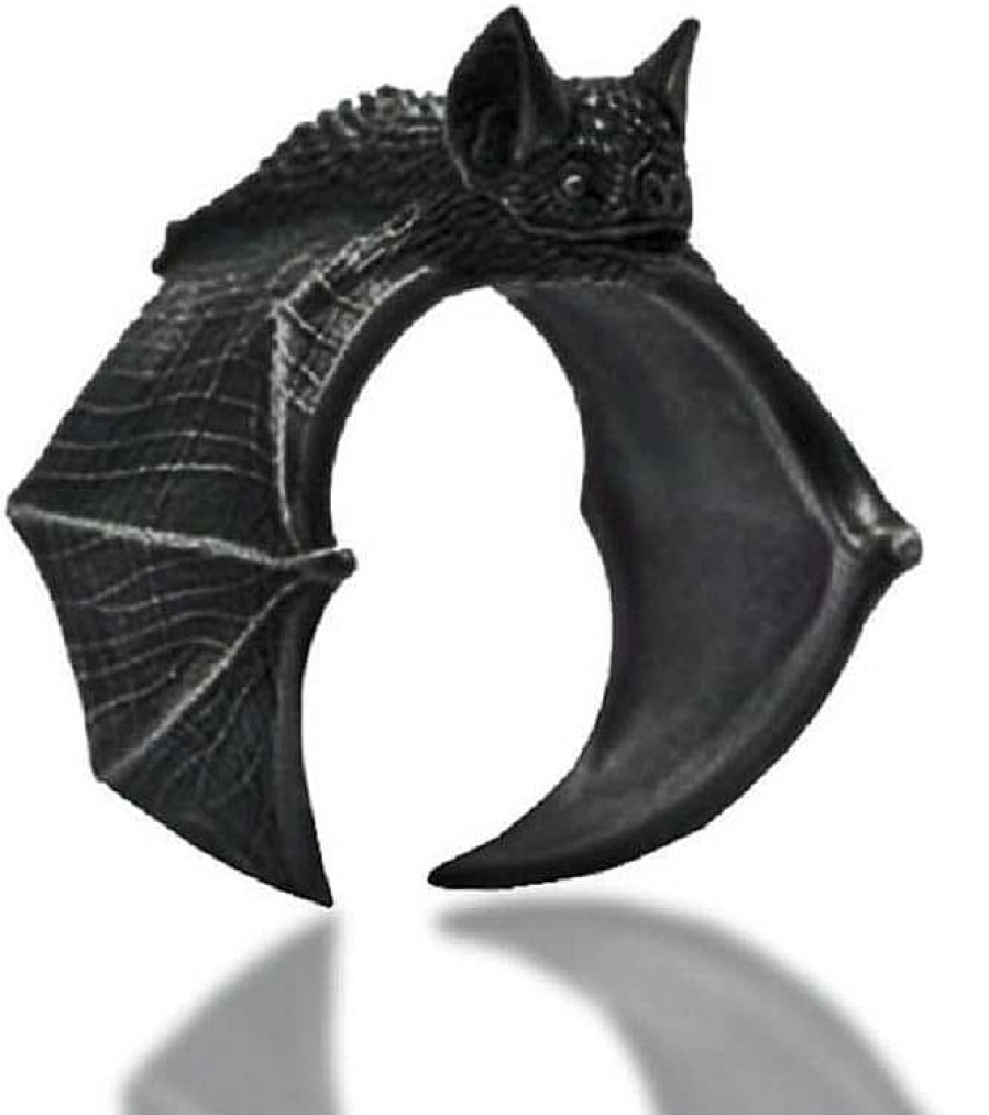 Rings Salty | Spooky Bat Black Ring