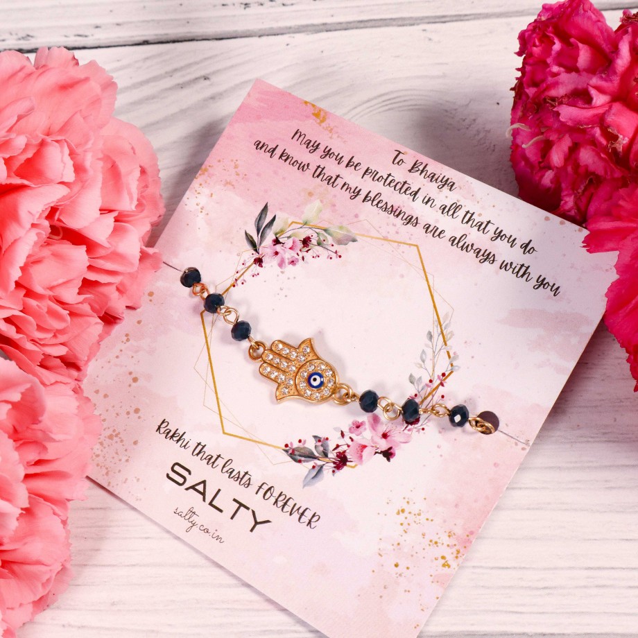 Bracelets Salty | Pure Stones Evil Eye Hamsa Rakhi