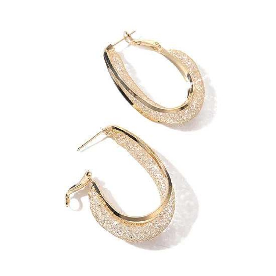 Earrings Salty | Disco Diva Golden Hoops